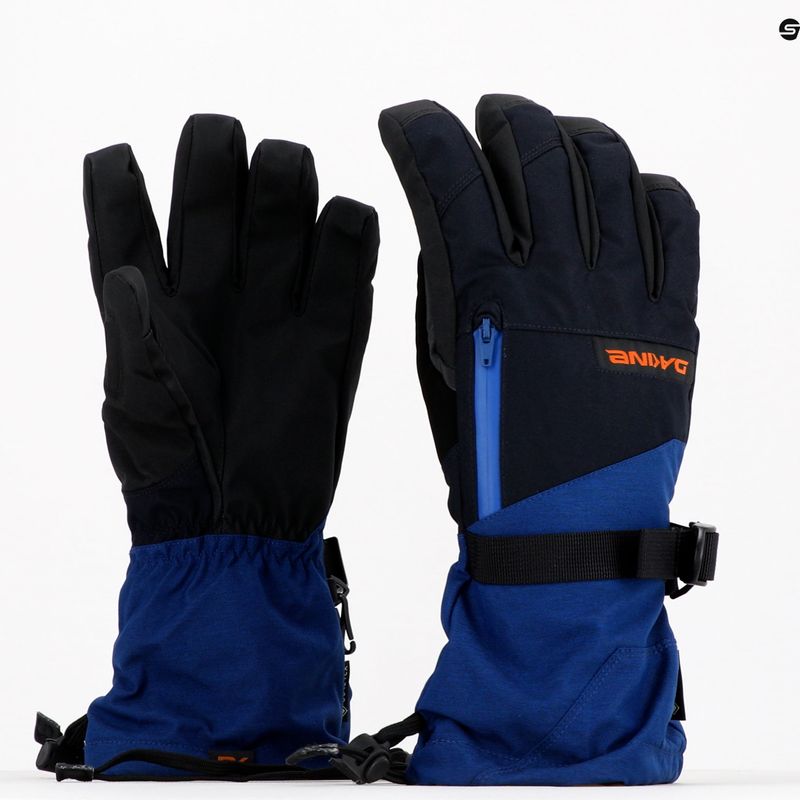 Vyriškos Dakine Titan Gore-Tex snieglenčių pirštinės mėlynos D10003184 12