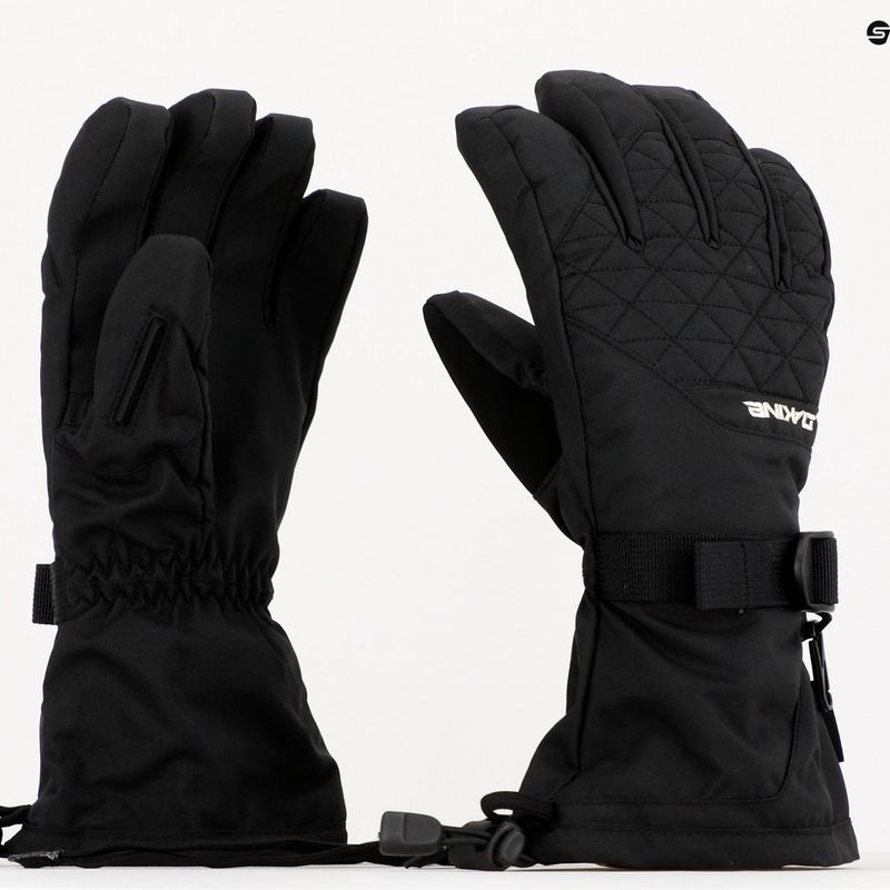 Dakine Camino moteriškos snieglenčių pirštinės juodos D10003132 11