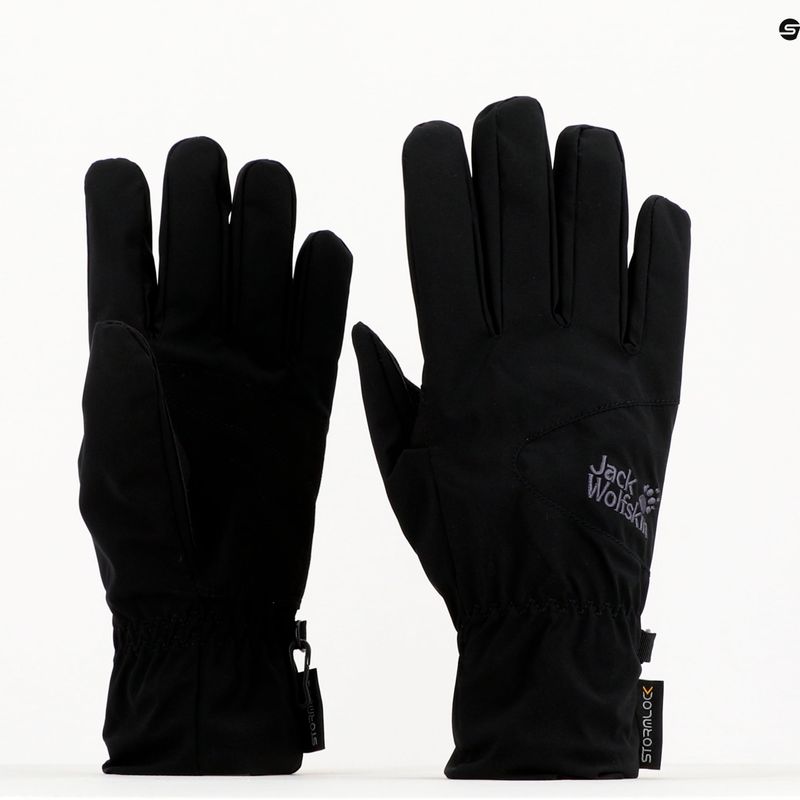 Jack Wolfskin Stormlock Highloft trekingo pirštinės juodos 1904433_6000_001 6