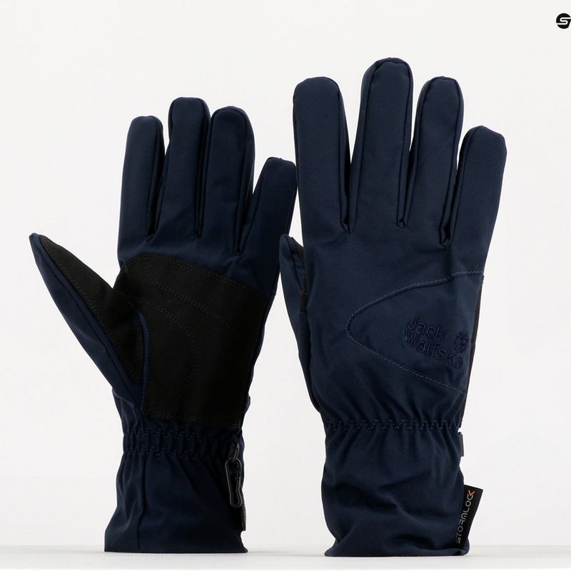 Jack Wolfskin Stormlock Highloft trekingo pirštinės tamsiai mėlynos 1904433_1010_001 6
