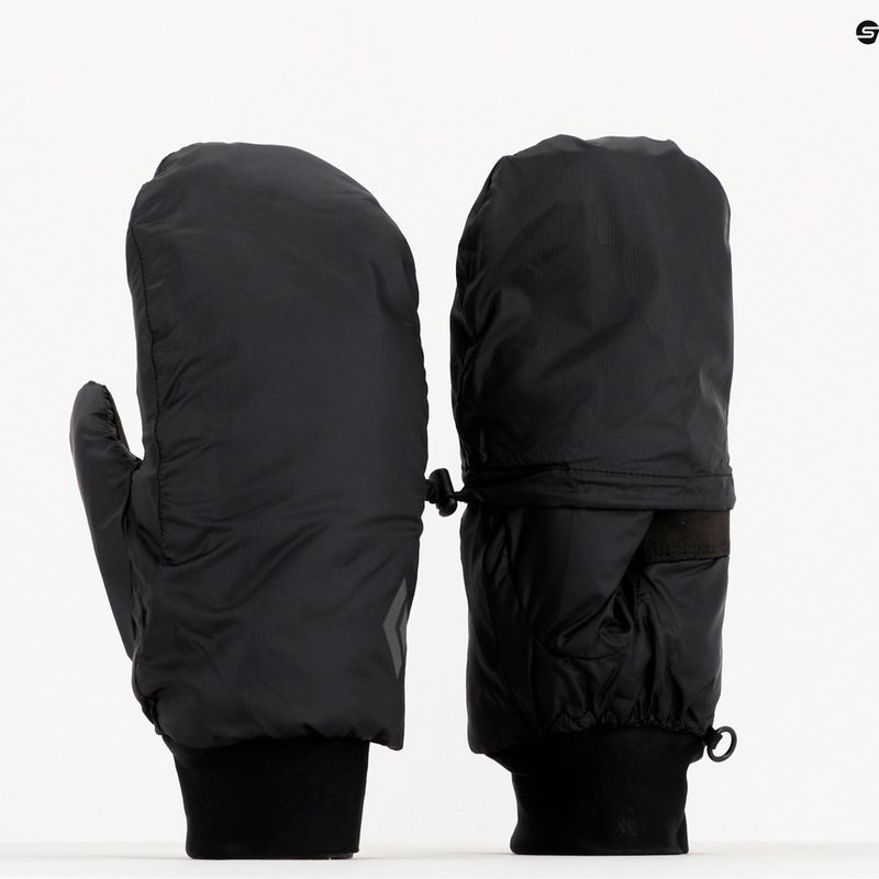 Black Diamond Stance Mitts trekingo pirštinės juodos spalvos 7