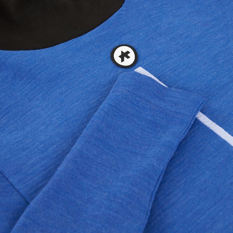 Vyriški dviračių marškinėliai ilgomis rankovėmis ASSOS Ultraz Winter Skin Layer P1 calypso blu 7