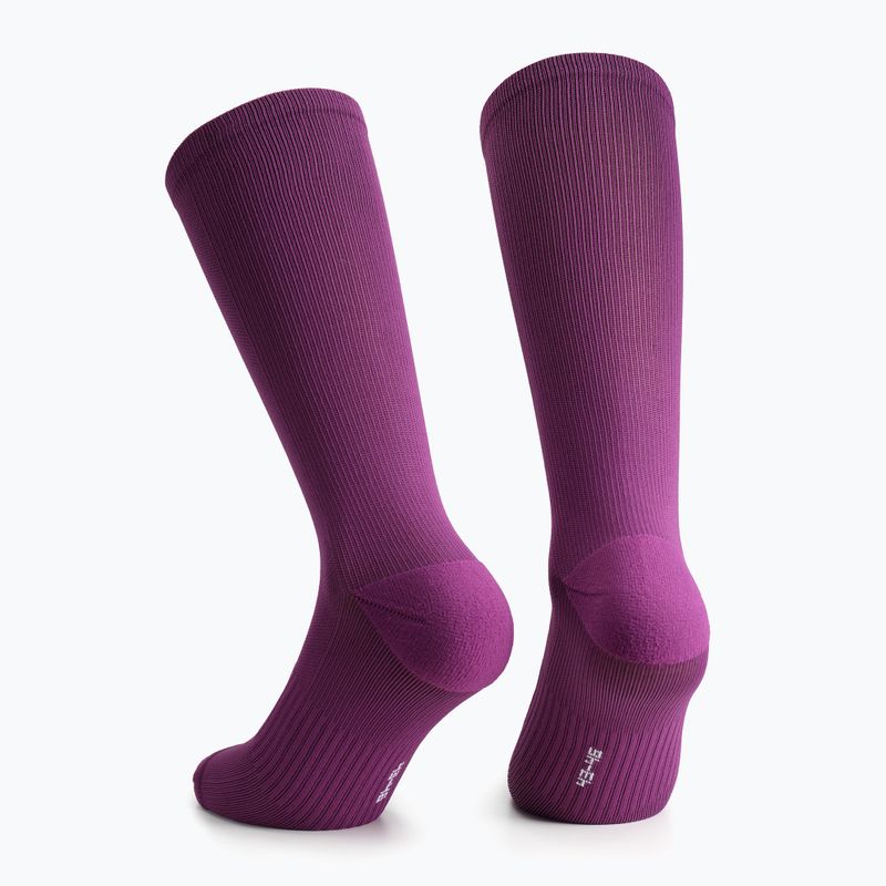 ASSOS Spring Fall Unisea dviratininkų kojinės alchemy purple 2