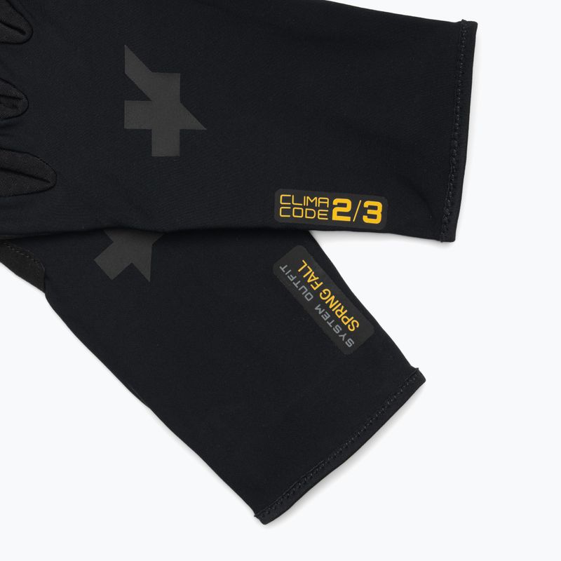 Dviračių pirštinės ASSOS Spring Fall P1 black 5
