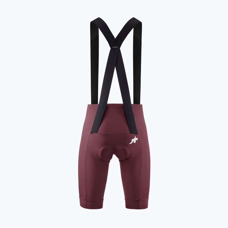 Vyriški dviračių šortai ASSOS Mille GT S11 Bib Shorts burgundy red 2