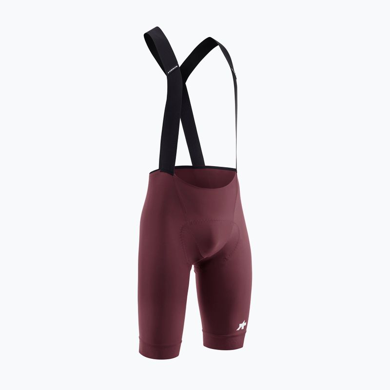 Vyriški dviračių šortai ASSOS Mille GT S11 Bib Shorts burgundy red 3