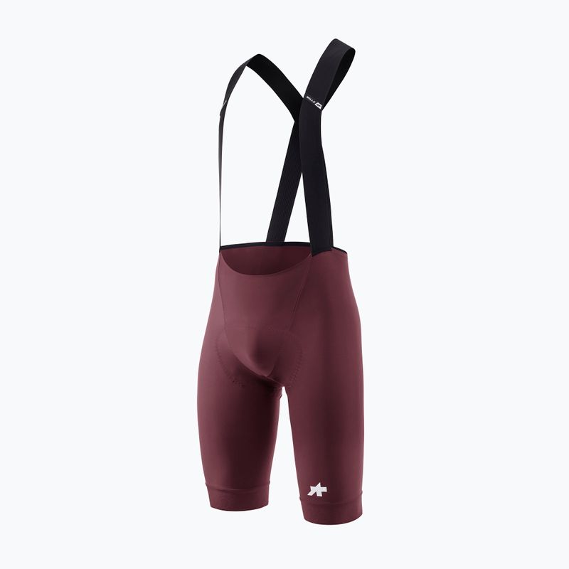 Vyriški dviračių šortai ASSOS Mille GT S11 Bib Shorts burgundy red 4