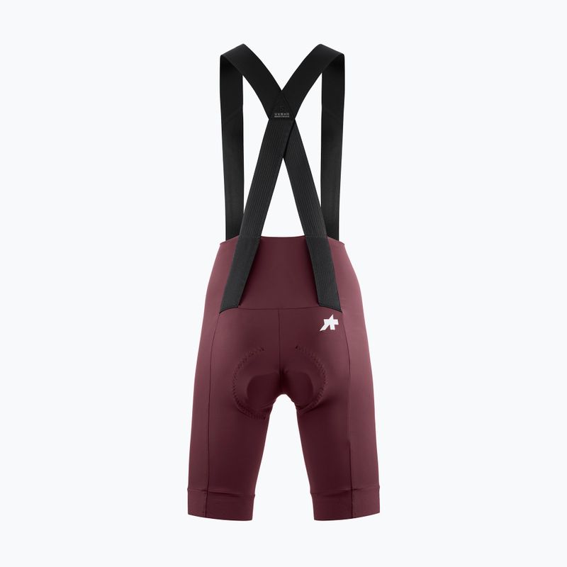 Moteriški dviračių šortai ASSOS Uma GT S11 Bib Shorts W burgundy red 2