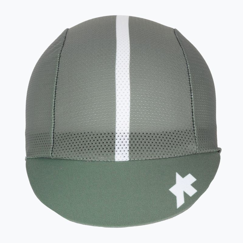 Dviračio kepuraitė su snapeliu ASSOS Endurance P1 edge green 2