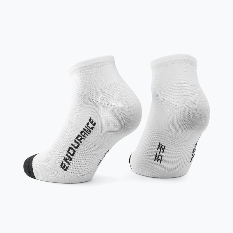 Kojinės ASSOS Endurance S11 Low white 2