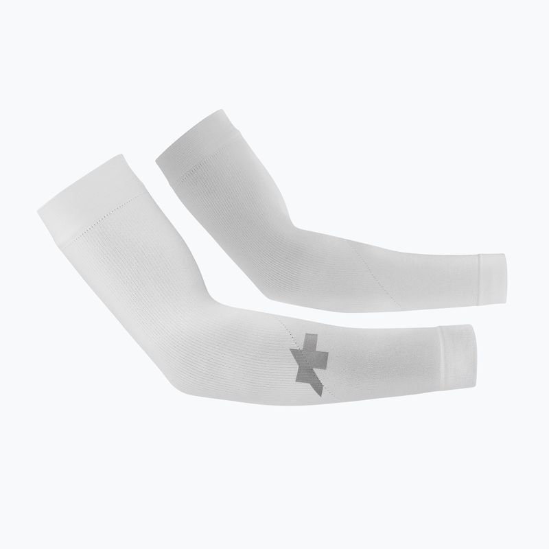 Dviračių rankovės ASSOS Summer Arm UV Protector P1 white 2