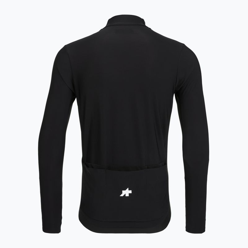 Vyriški ilgomis rankovėmis dviračių marškinėliai ASSOS Mille GT Spring Fall Jersey S11 black 2
