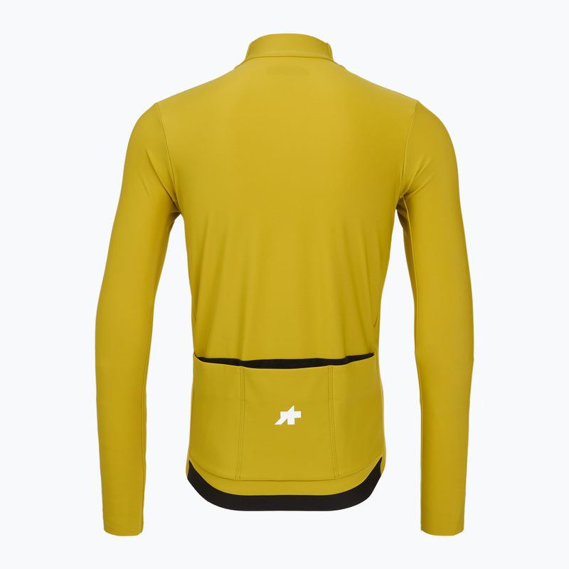 Vyriški ilgomis rankovėmis dviračių marškinėliai ASSOS Mille GT Spring Fall Jersey S11 golden yellow 2