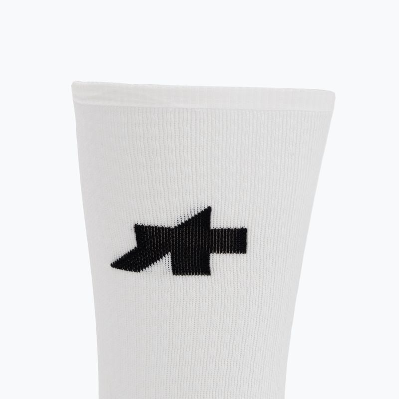 Kojinės ASSOS Equipe Spring Fall P1 white 3