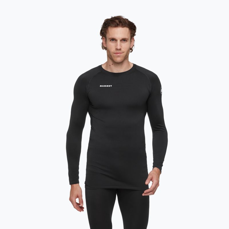 Vyriški termoaktyvūs marškinėliai Mammut All-Mountain Seamless BL Mid juoda/balta