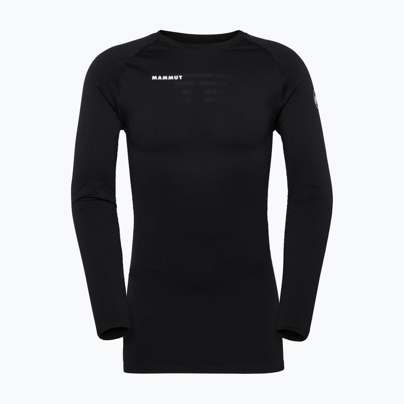 Vyriški termoaktyvūs marškinėliai Mammut All-Mountain Seamless BL Mid juoda/balta 4