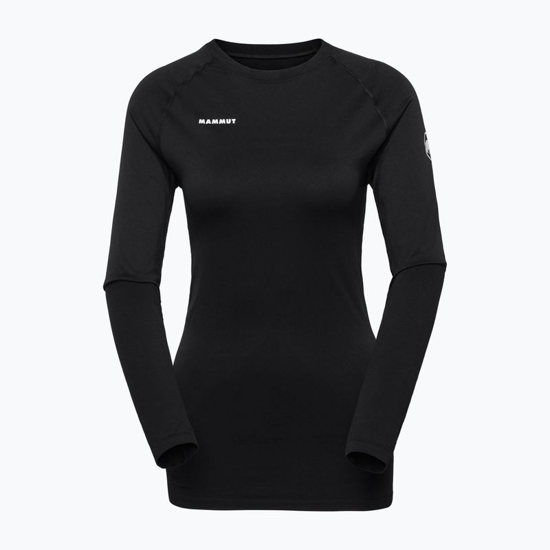 Moteriški termoaktyvūs marškinėliai Mammut All-Mountain Seamless BL Mid juoda/balta 4