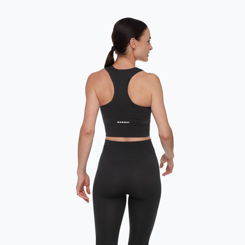 Termoaktyvi liemenėlė Mammut All-Mountain Seamless BL Sport black/white 2