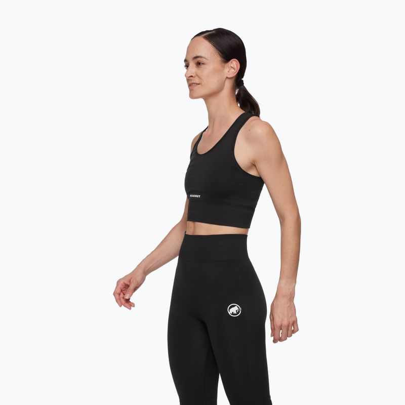 Termoaktyvi liemenėlė Mammut All-Mountain Seamless BL Sport black/white 3