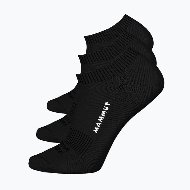 Kojinės Mammut Everyday Low 3 pairs black/black/black