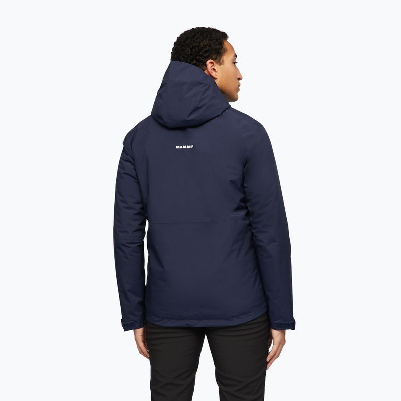 Vyriška lietaus striukė Mammut Linard HS Thermo Hooded Jacket Men marine 2