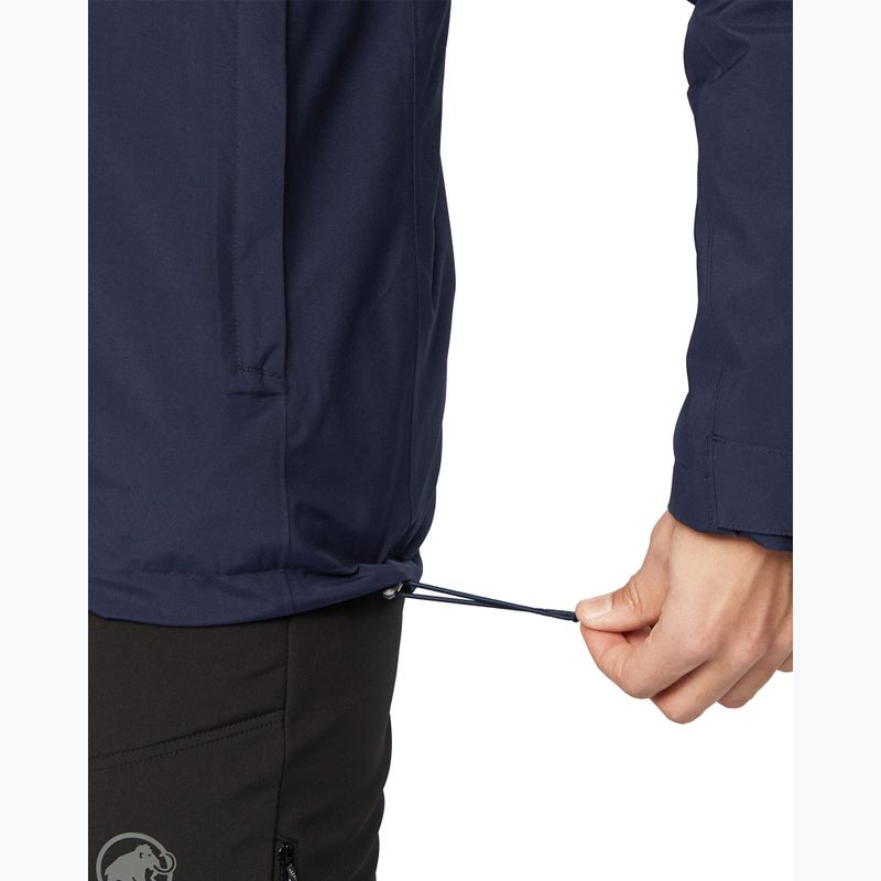 Vyriška lietaus striukė Mammut Linard HS Thermo Hooded Jacket Men marine 7