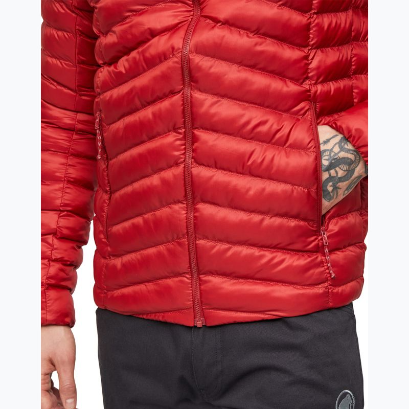 Vyriška pašiltinta striukė Mammut Albula IN Hooded Jacket Men dark mammut red 8