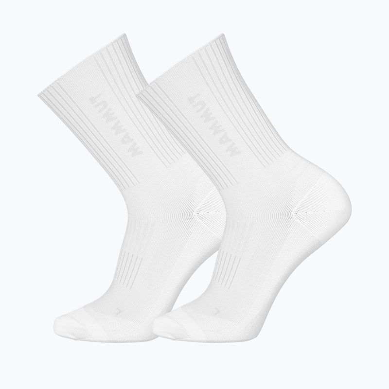 Kojinės Mammut Multisport Crew Socks 2 pack white/white