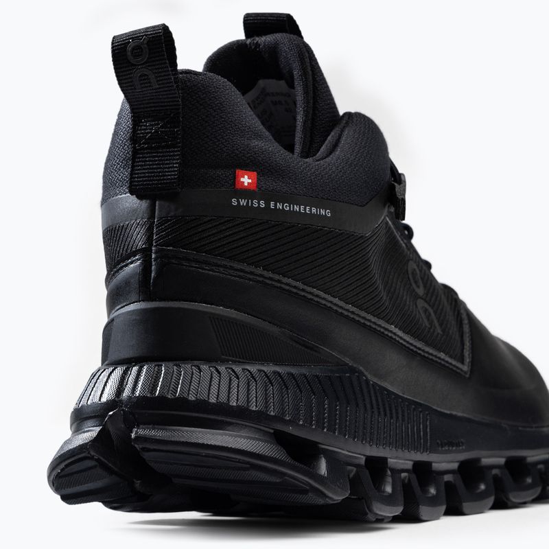 Vyriški bėgimo bateliai On Cloud Hi Waterproof black 2899674 8