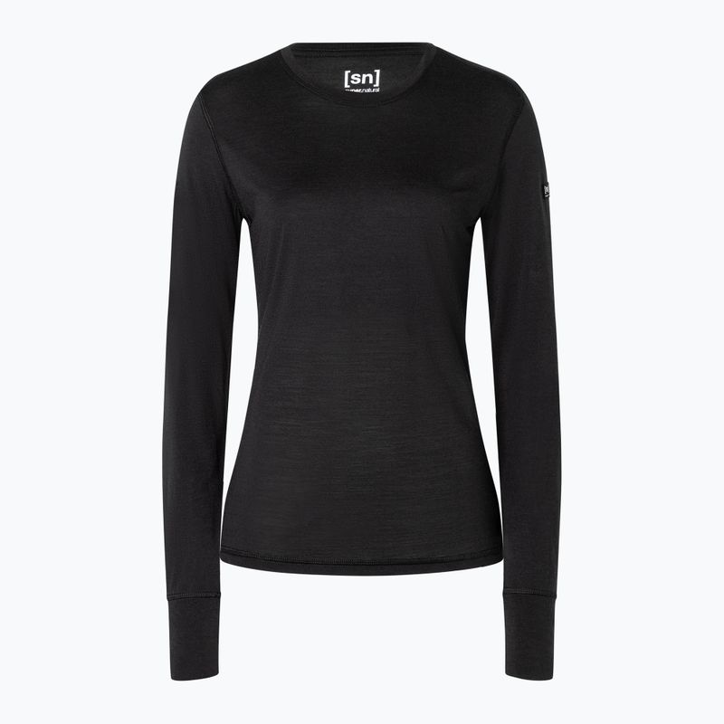 Moteriški termoaktyvūs marškinėliai super.natural Tundra 175 jet black 2
