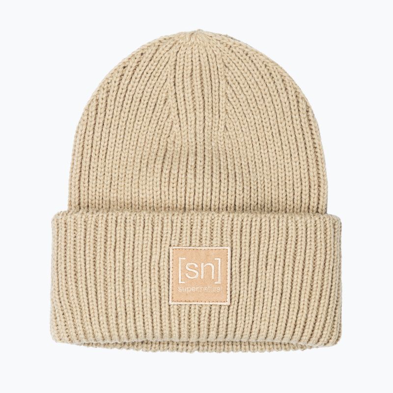 Žieminė kepurė super.natural KriTeeini Beanie white pepper 2