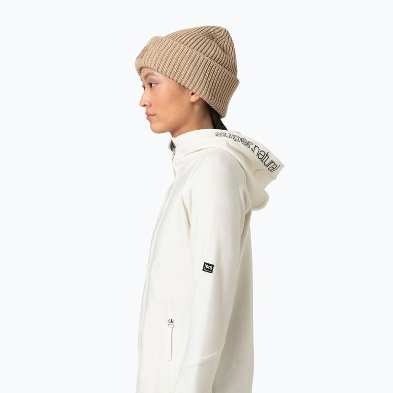 Žieminė kepurė super.natural KriTeeini Beanie white pepper 4
