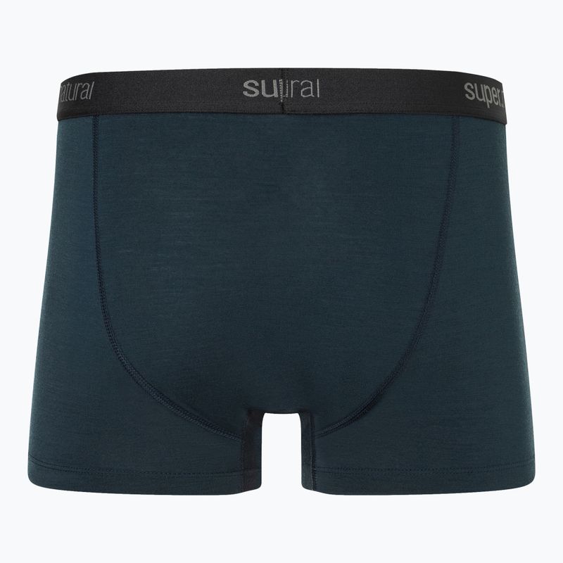 Vyriškos termoaktyvios trumpikės super.natural Tundra 175 blueberry 2