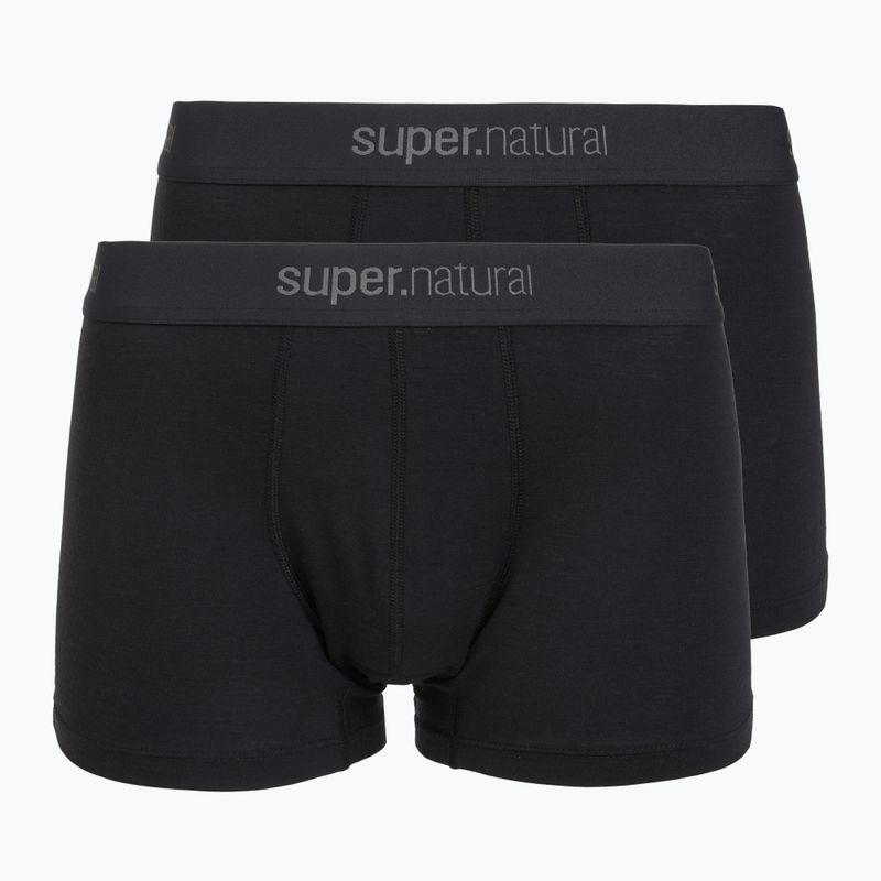 Vyriškos termoaktyvios trumpikės super.natural Tundra 175 2 poros jet black/jet black