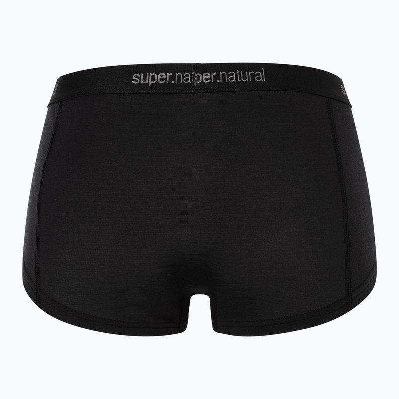 Moteriškos termoaktyvios trumpikė super.natural Tundra 175 Boyfriend Hipster jet black 2