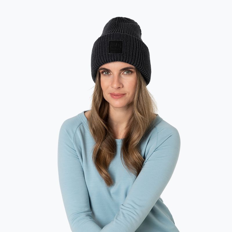 Žieminė kepurė super.natural KriTeeini Beanie jet black 3