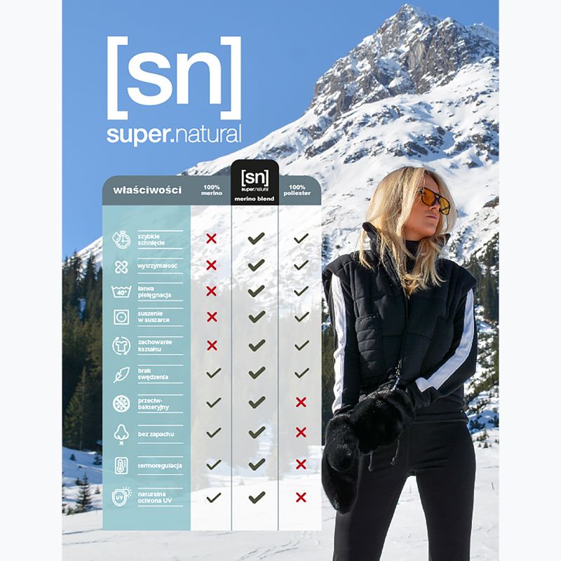 Vyriški marškinėliai ilgomis rankovėmis super.natural Kryssede Ski blueberry/fresh white/high risk red 5