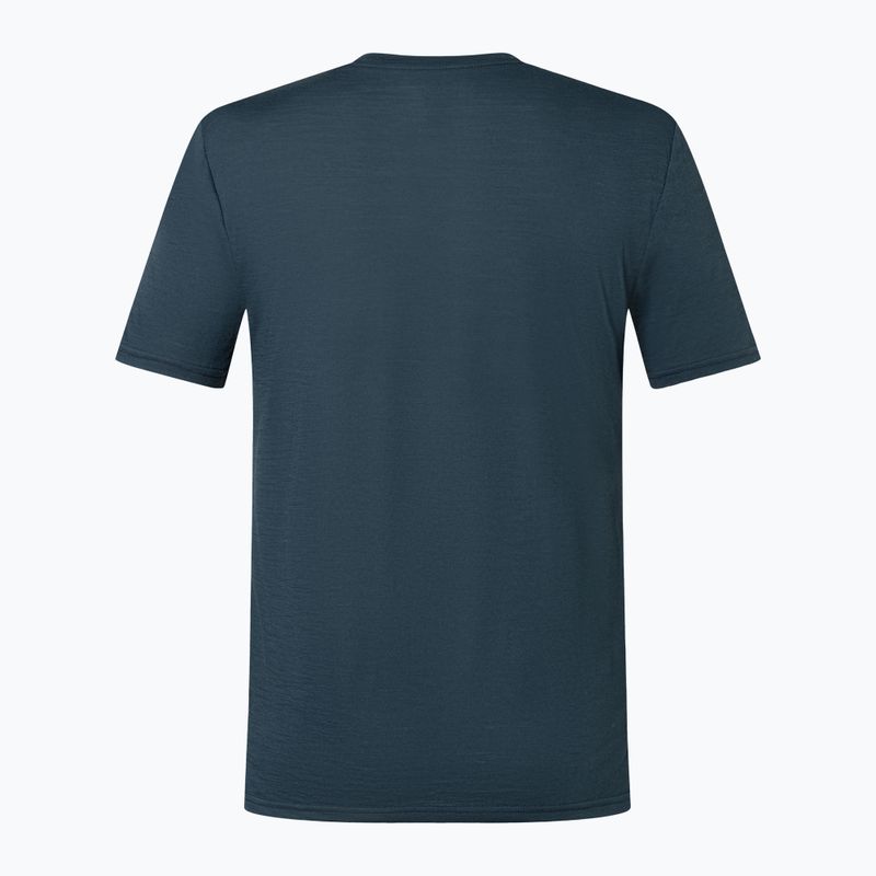Vyriški marškinėliai super.natural Sailor Tee blueberry/jet black/high risk red 4
