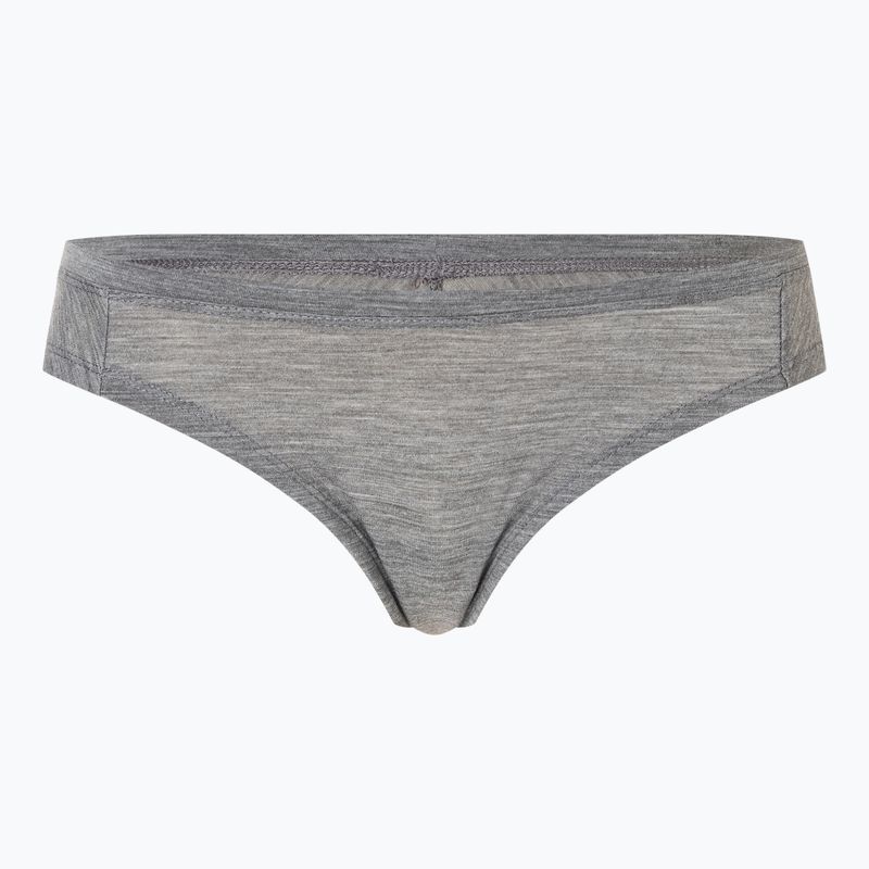 Moteriškos termoaktyvios kelnaitės super.natural Tundra 175 Thong kašmyro pilkos spalvos melanžas