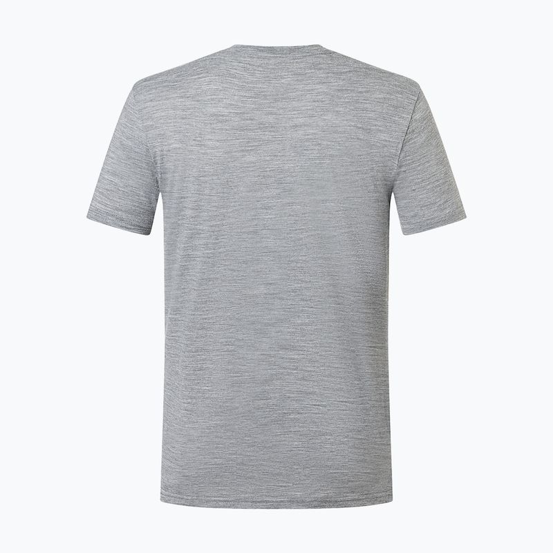 Vyriški marškinėliai super.natural Carski cashmere grey melange/various 6