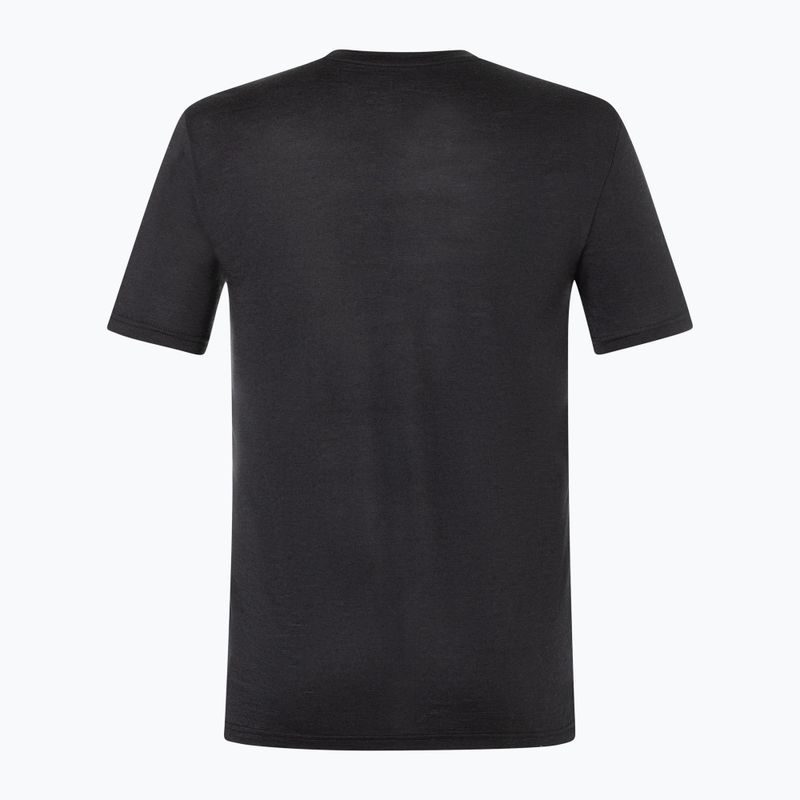 Vyriški marškinėliai super.natural Go Hiking Tee jet black/various 6