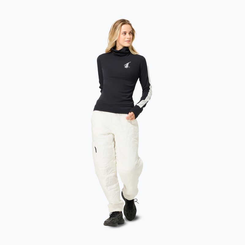 Moteriškas megztinis super.natural Bunny Roll Neck jet black/f.white/various/eucalyptus gl 2