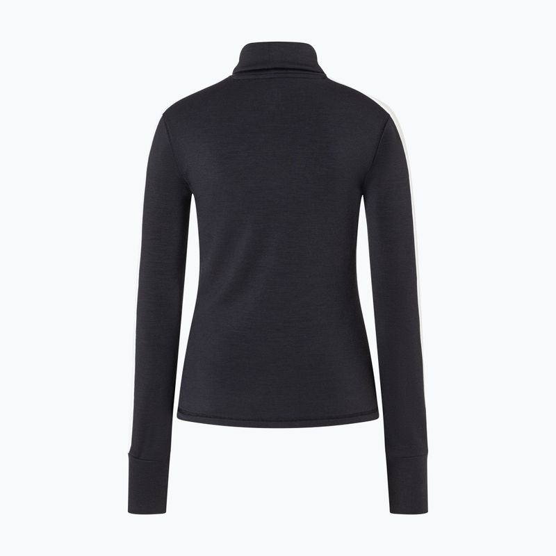 Moteriškas megztinis super.natural Bunny Roll Neck jet black/f.white/various/eucalyptus gl 5