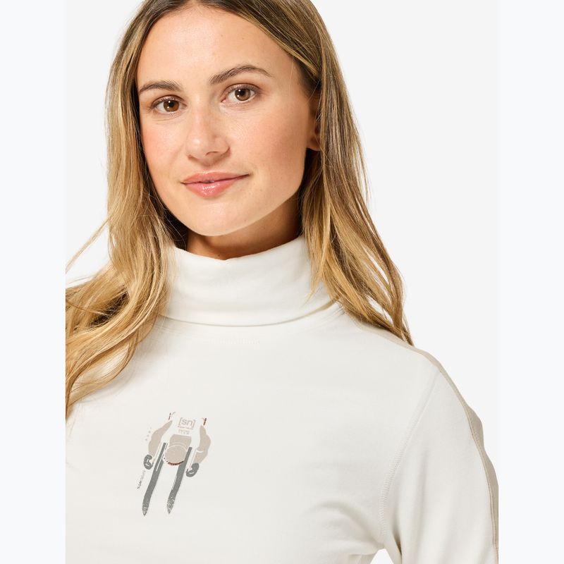 Moteriškas megztinis Super.Natural Racing Team Roll Neck fresh white / w. pepper / various 3