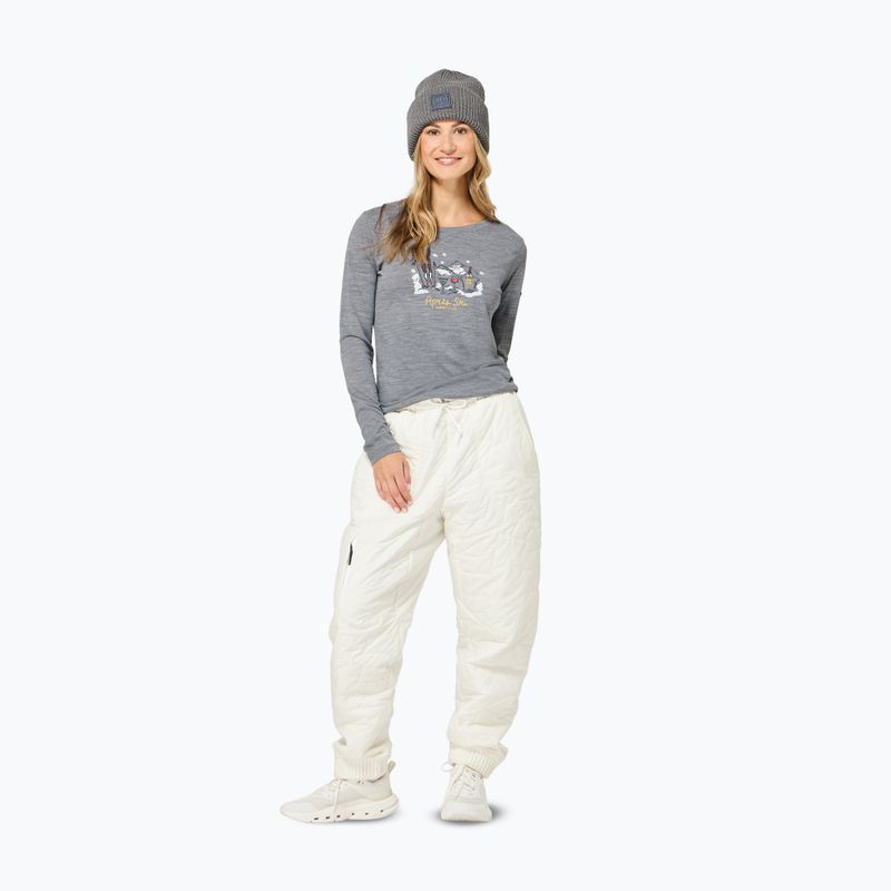 Moteriški marškinėliai ilgomis rankovėmis  super.natural Apres Ski cashmere grey melange/various 2