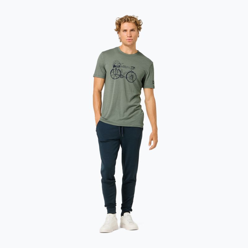 Vyriški marškinėliai Super.Natural Wander Wheel Tee eucalyptus/blueberry 2