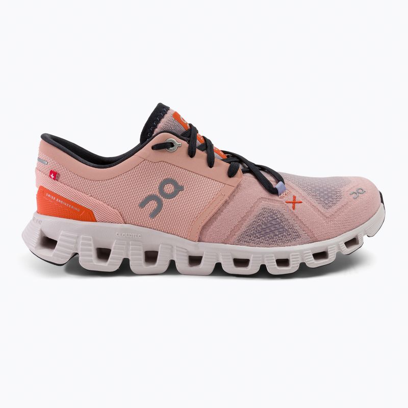 Moteriški bėgimo bateliai On Cloud X 3 pink 6098691 4