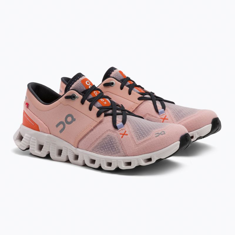 Moteriški bėgimo bateliai On Cloud X 3 pink 6098691 7