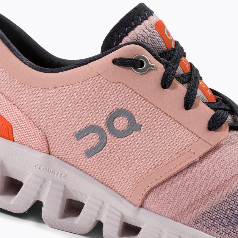Moteriški bėgimo bateliai On Cloud X 3 pink 6098691 9