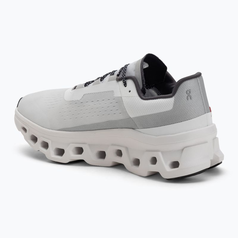 Vaikiški bėgimo batai On Running Cloudmonster allwhite 3